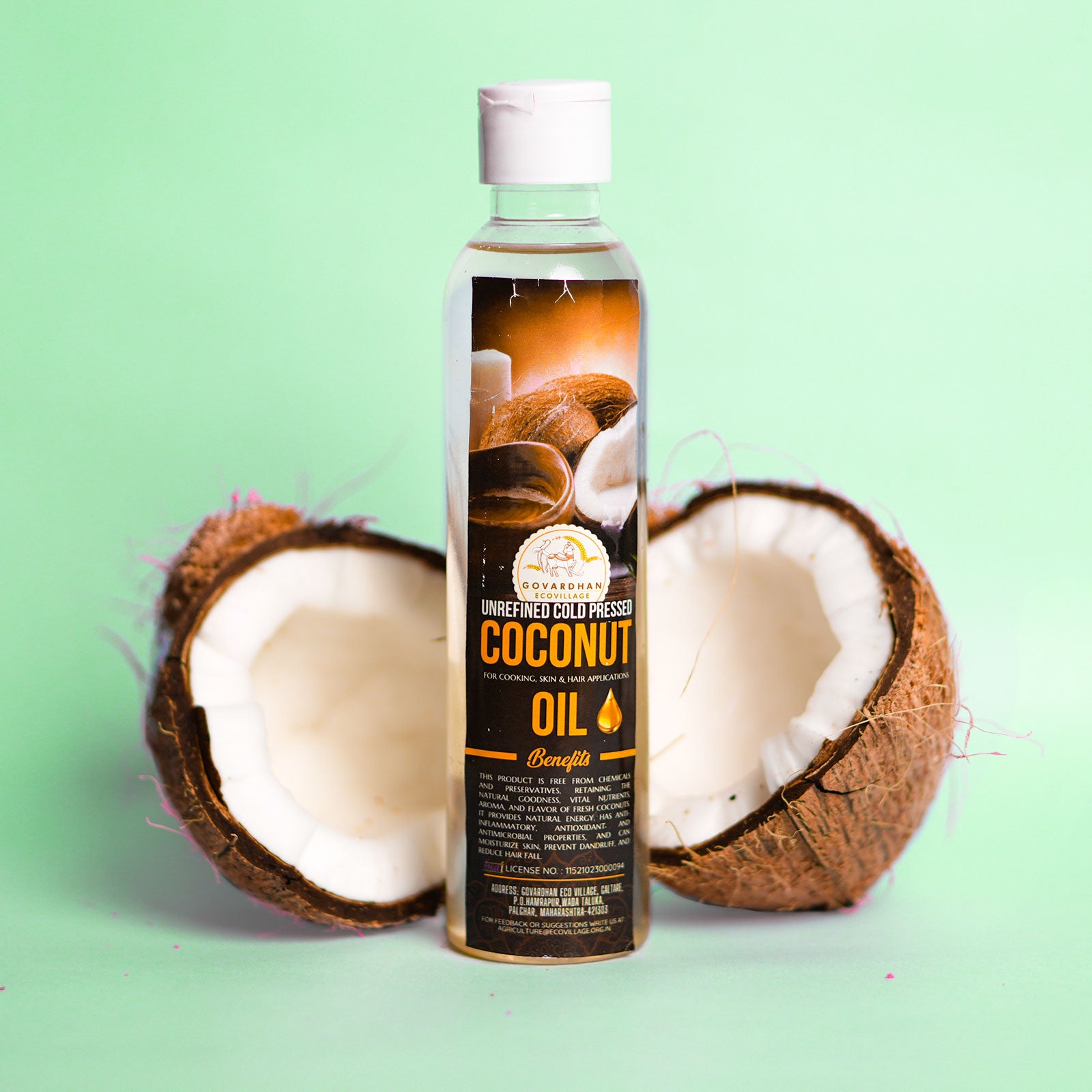 Coconut Oil - Cold-Pressed Virgin (1 Litre)