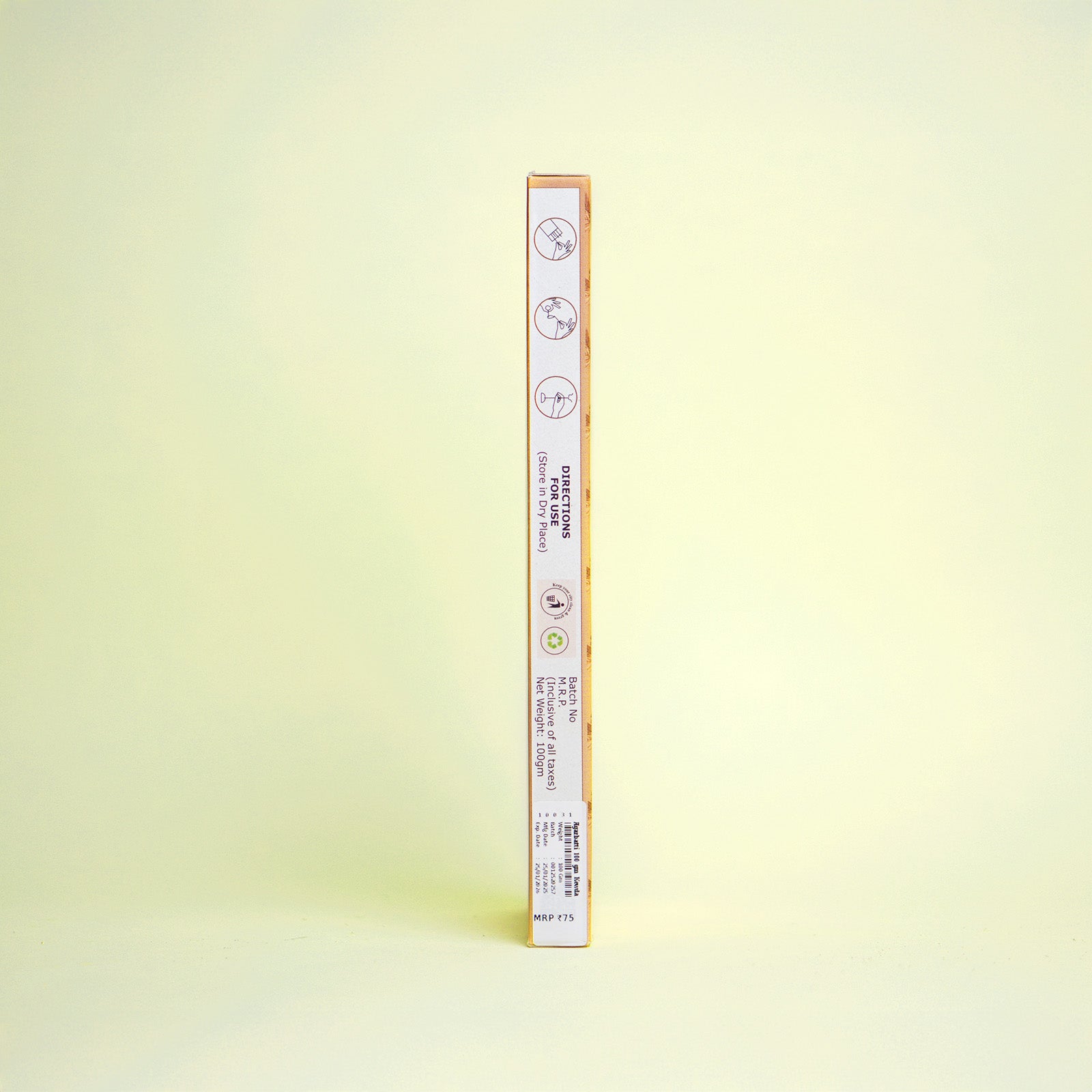 Kasturi Incense Sticks (75 Sticks)