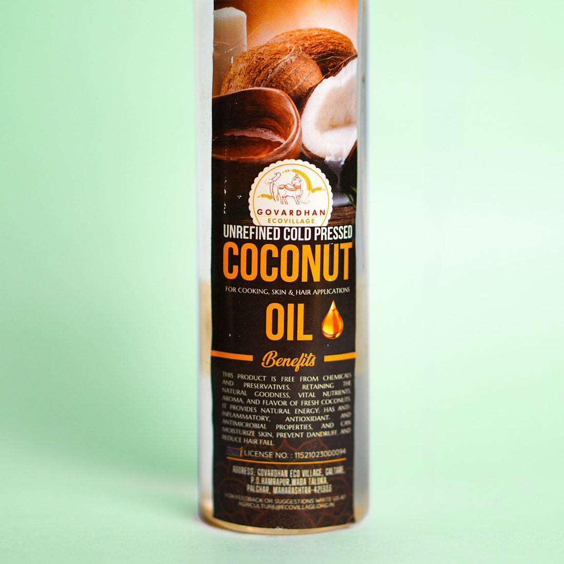 Coconut Oil - Cold-Pressed Virgin (1 Litre)