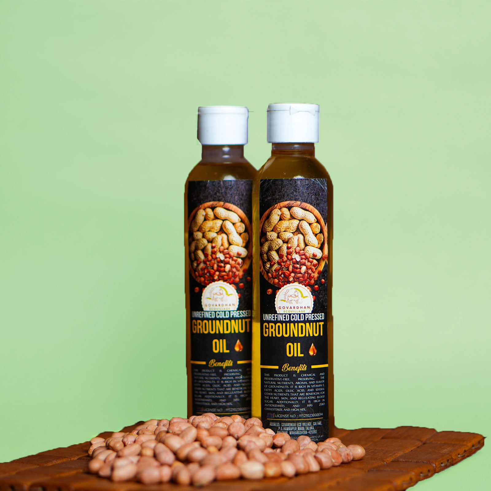 Groundnut Oil - Cold-Pressed (1 Litre)