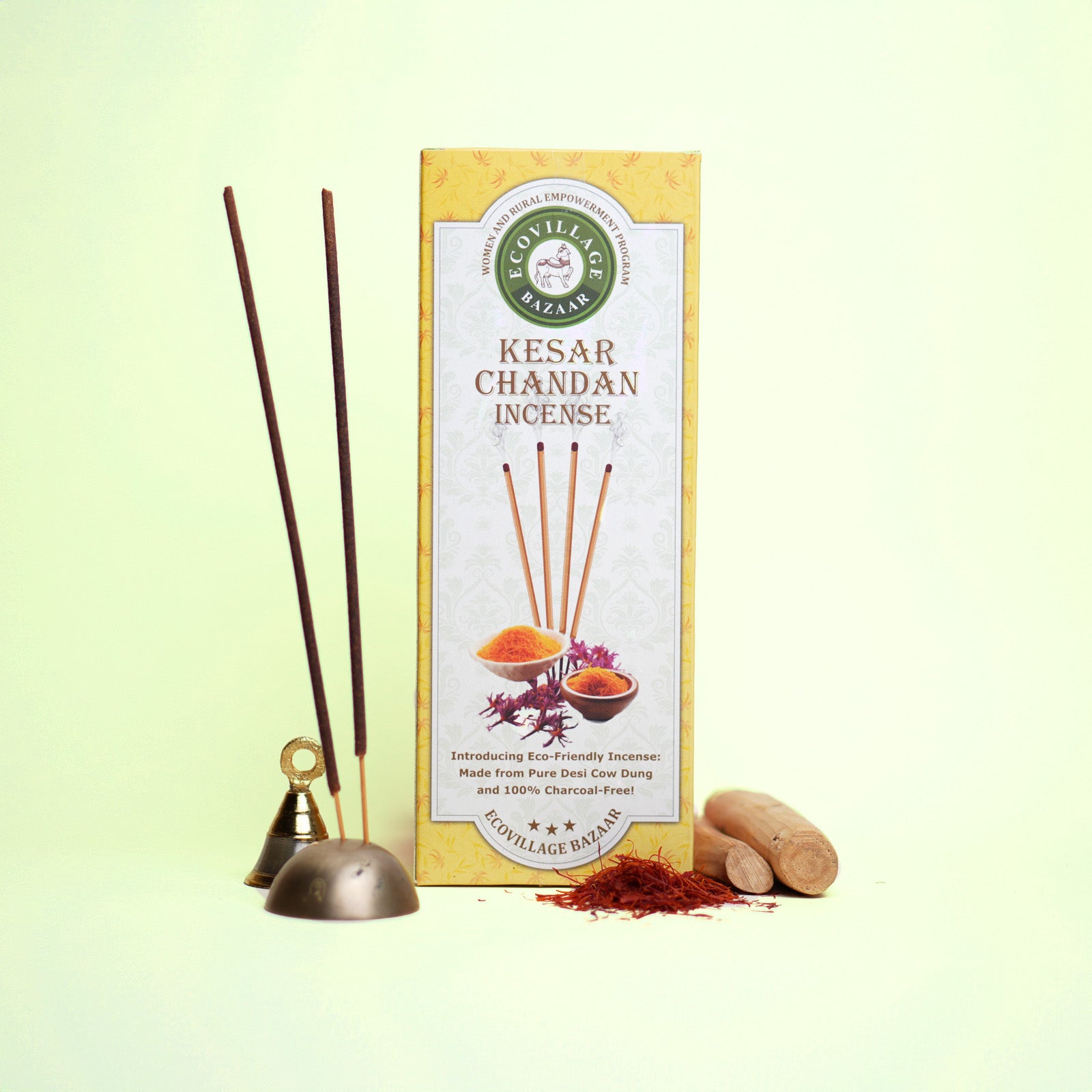 Kesarchandan Incense Sticks (75 Sticks)