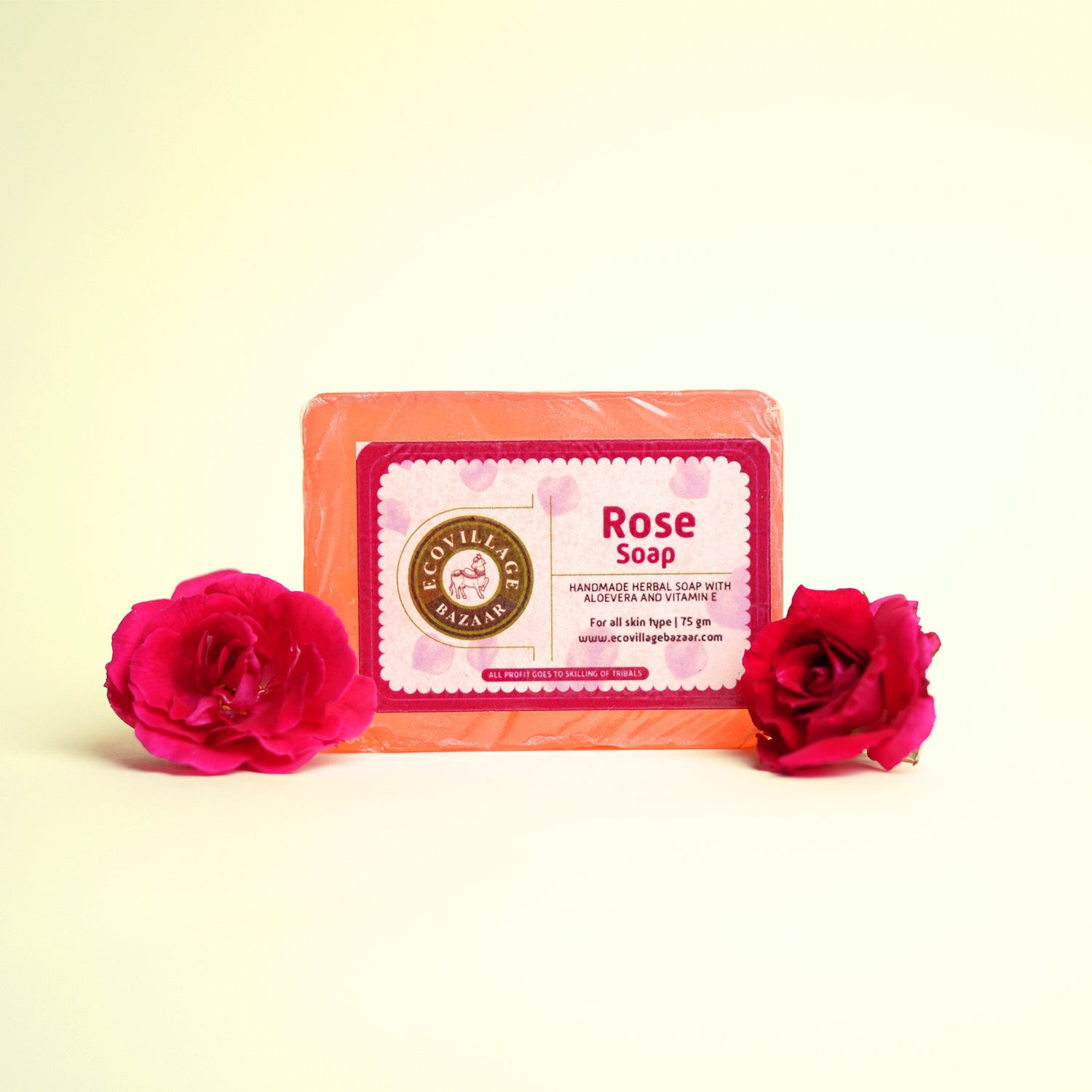 Rose Butter Herbal Soap (100 gms)